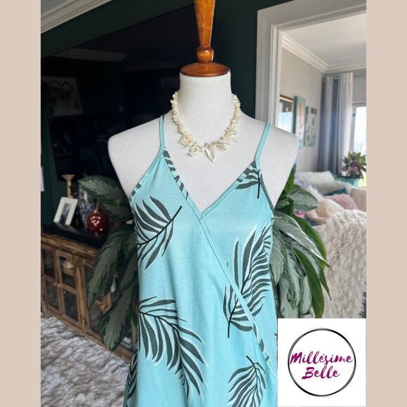 Island Turquoise Spaghetti Strap Top - Picture 5 of 8